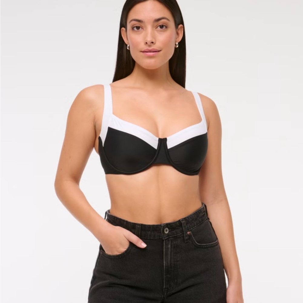 Curve Love Wide Strap Underwire Bikini Top